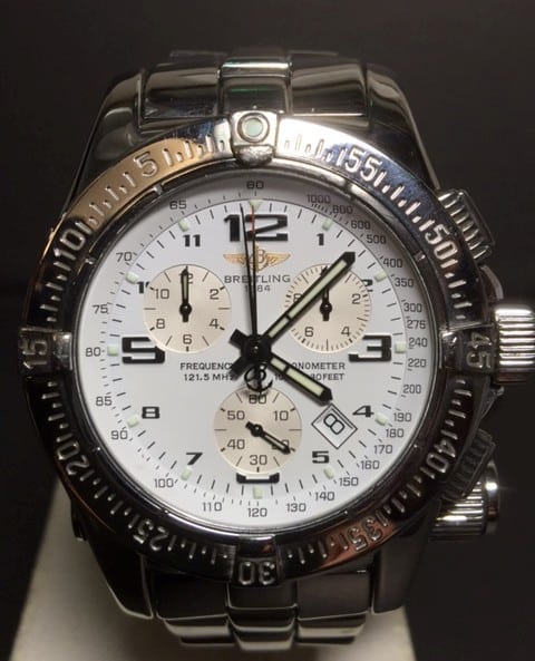BREITLING 45mm Stainless Steel Emergency Mission A73321