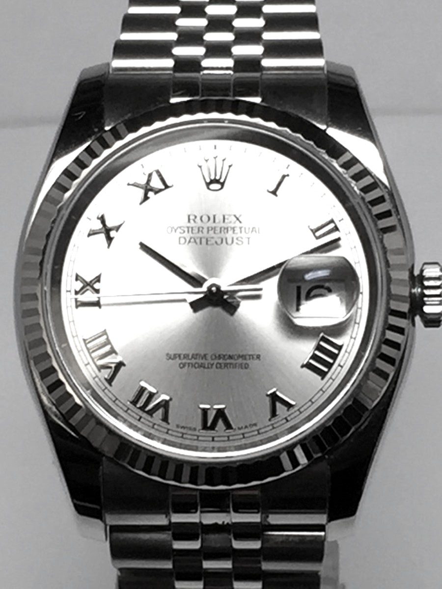 Rolex Men’s Steel DateJust with heavy style Jubilee bracelet Ref: 116234
